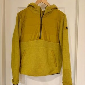 Prana Yellow Hooded Sweatshirt